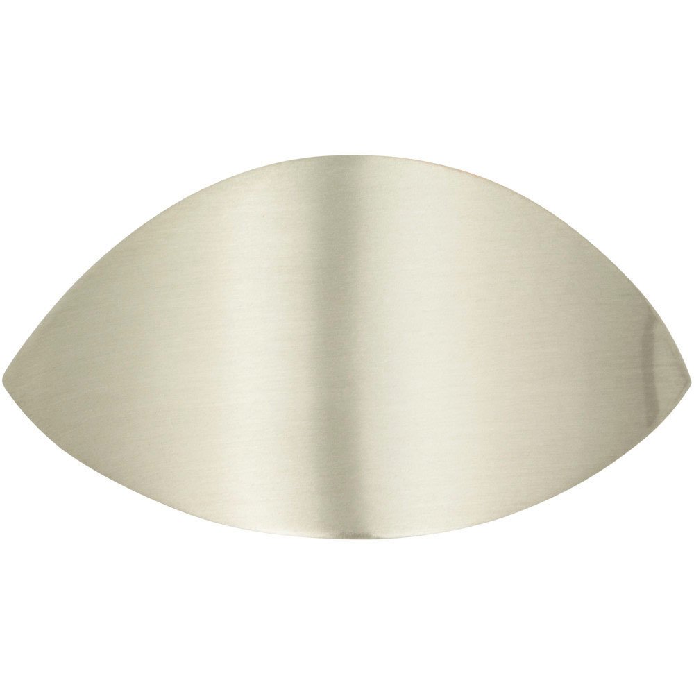 1 1/4" Centers Euro-Tech Ola Cup Pull in Brushed Nickel