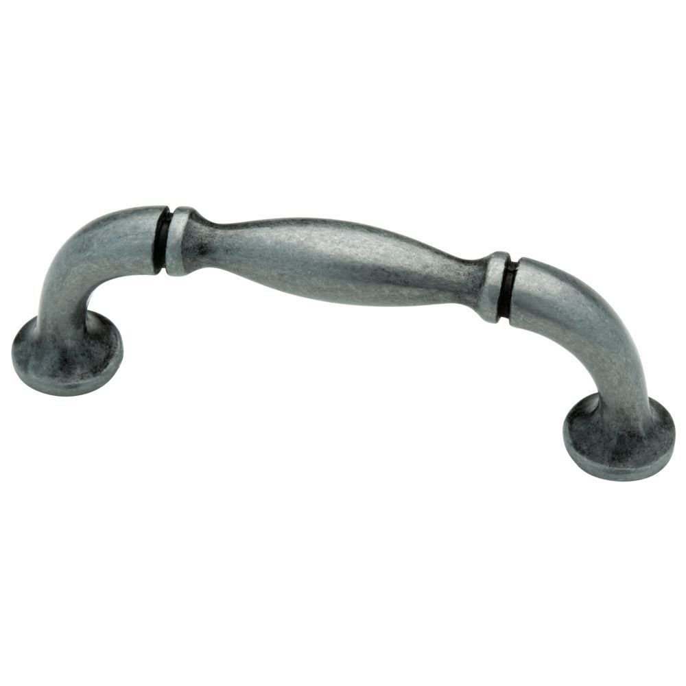 Pull 2 1/2" (64mm) Centers Zinc Pewter Antique
