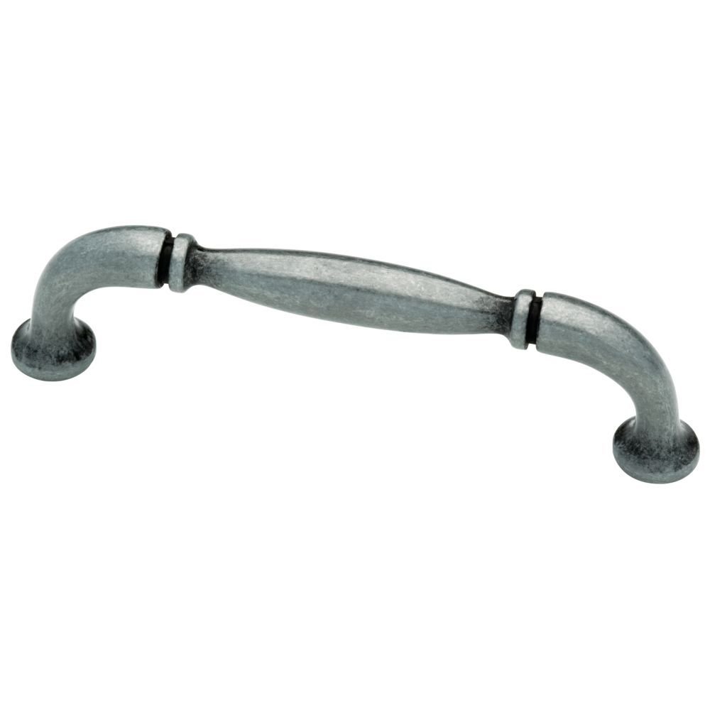 Pull 3 3/4" (96mm) Centers Zinc Pewter Antique