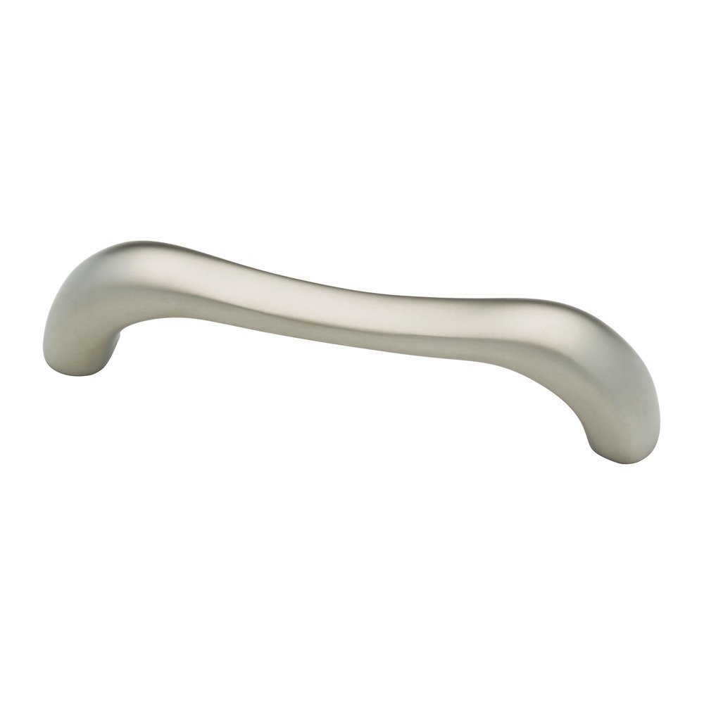 Pull Continental 3" (76mm) Centers Solid Brass Matte Nickel