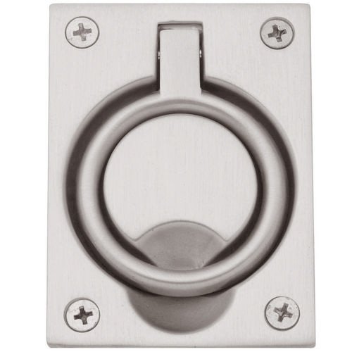 3 5/16" Recessed Ring Pull in Lifetime PVD Satin Nickel