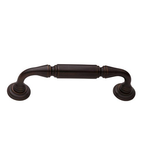 8" Centers Richmond Oversized Pull with Rosettes in Venetian Bronze