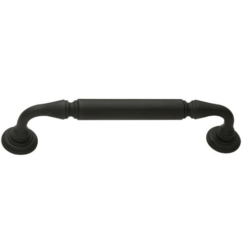 10" Centers Richmond Surface Mounted Door Pull with Rosettes in Oil Rubbed Bronze