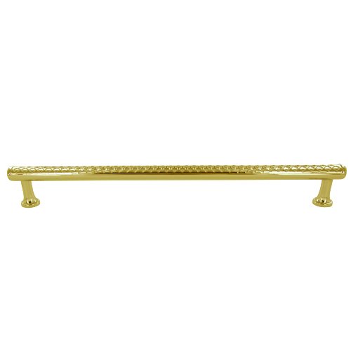 12" Centers Couture B Appliance Pull in Polished Brass
