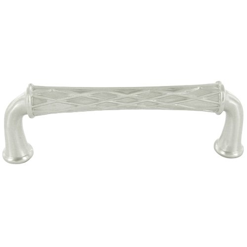 4" Centers Couture A Handle in Satin Nickel