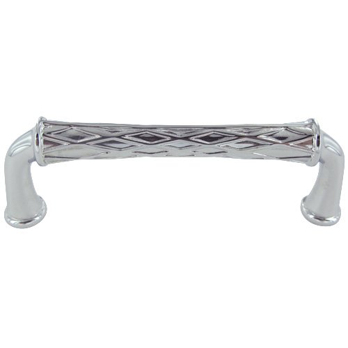 4" Centers Couture A Handle in Polished Chrome