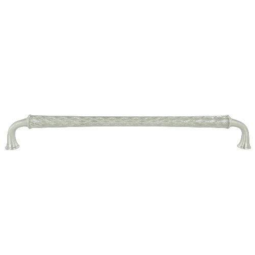 12" Centers Couture A Appliance Pull in Satin Nickel