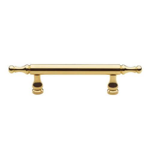 2 1/2" Centers Spindle Handle in Polished Brass