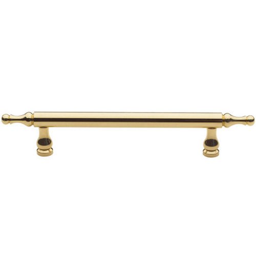 3 3/4" Centers Spindle Handle in Polished Brass