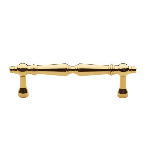 3 1/2" Centers Dominion Handle in Polished Brass
