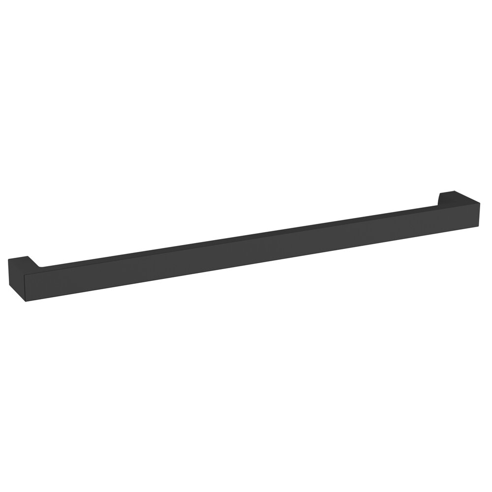 18" Centers Contemporary Appliance Pull in Satin Black
