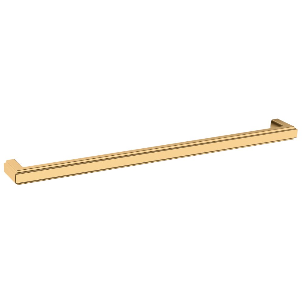 18" Centers Raised Appliance Pull in Lifetime Pvd Polished Brass