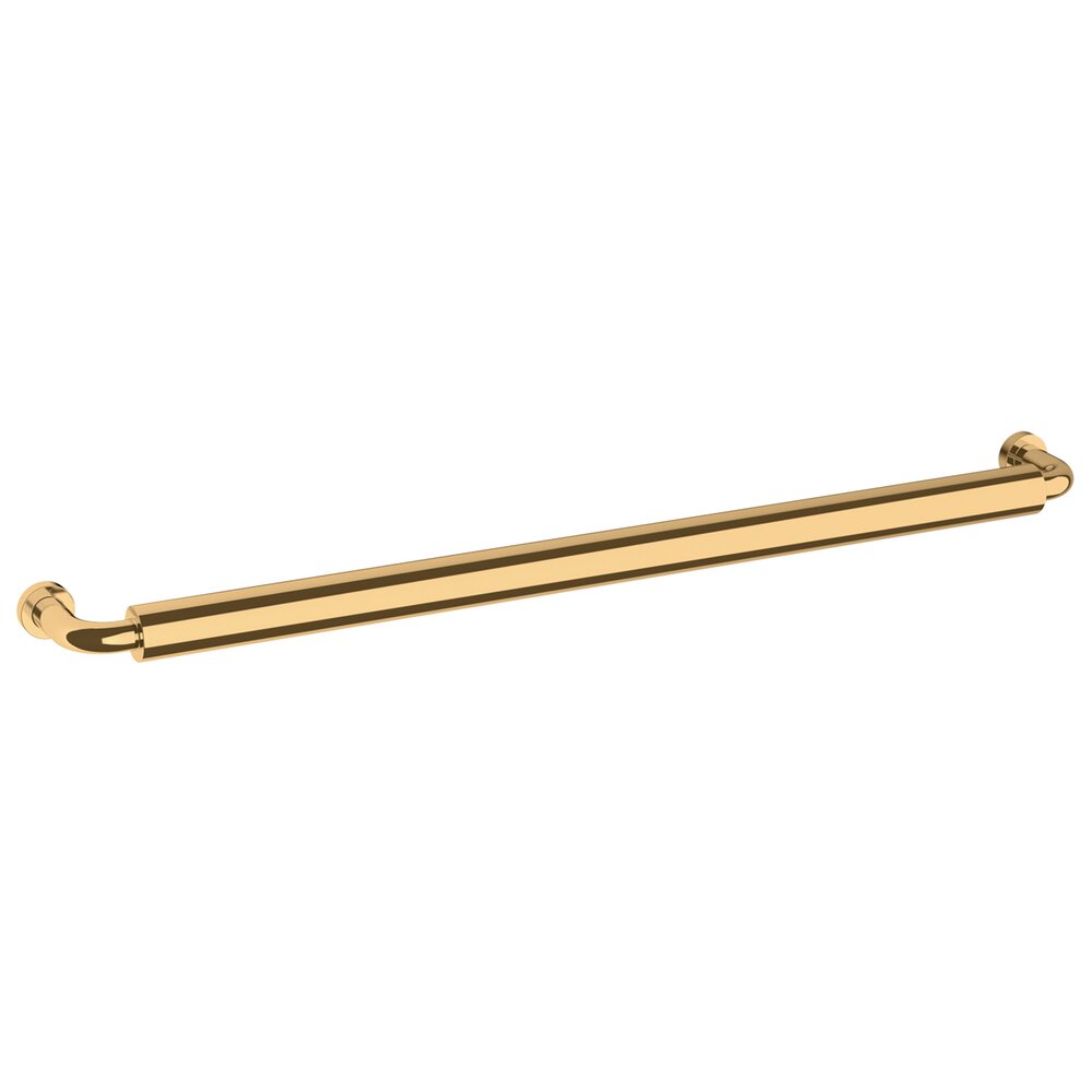 18" Centers Hollywood Hills Appliance Pull in Lifetime Pvd Polished Brass