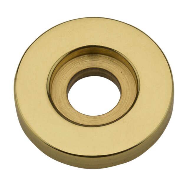 Cabinet Pull Base/Rosette in Polished Brass