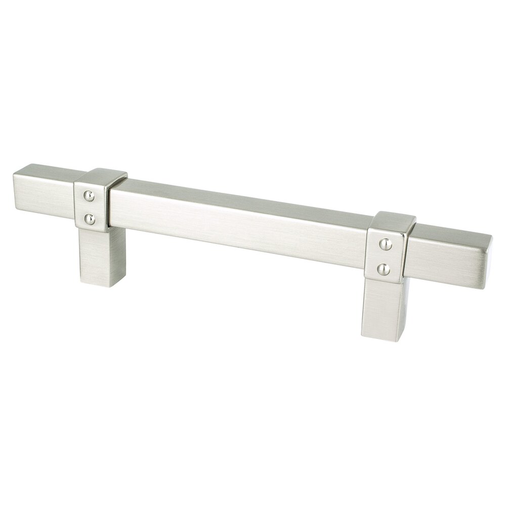 96mm Centers Classic Comfort Pull in Brushed Nickel