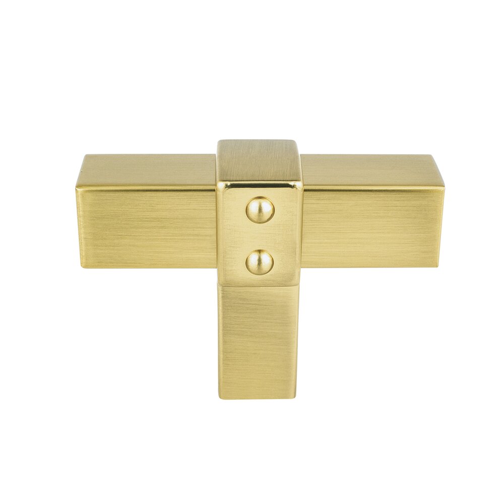 2" Long Classic Comfort Knob in Modern Brushed Gold