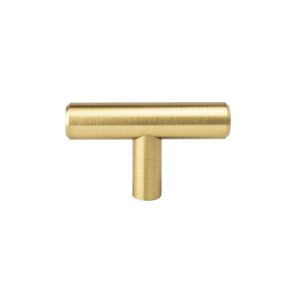 2" Long Classic Comfort Knob in Modern Brushed Gold