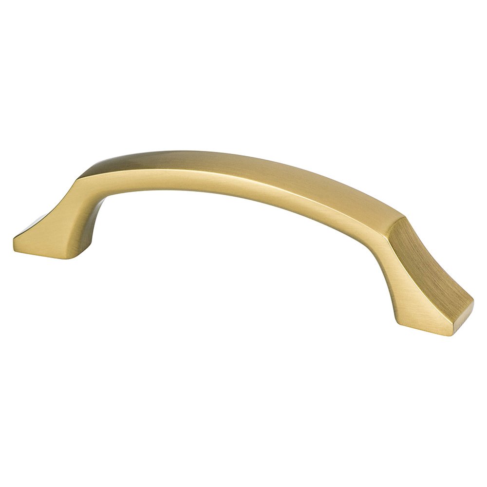 3 3/4" Centers Uptown Appeal Pull in Modern Brushed Gold