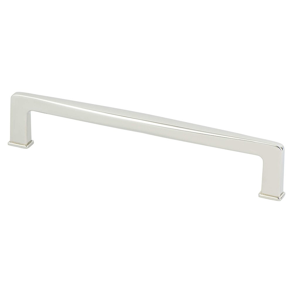 6 5/16" Centers Classic Comfort Pull in Polished Nickel