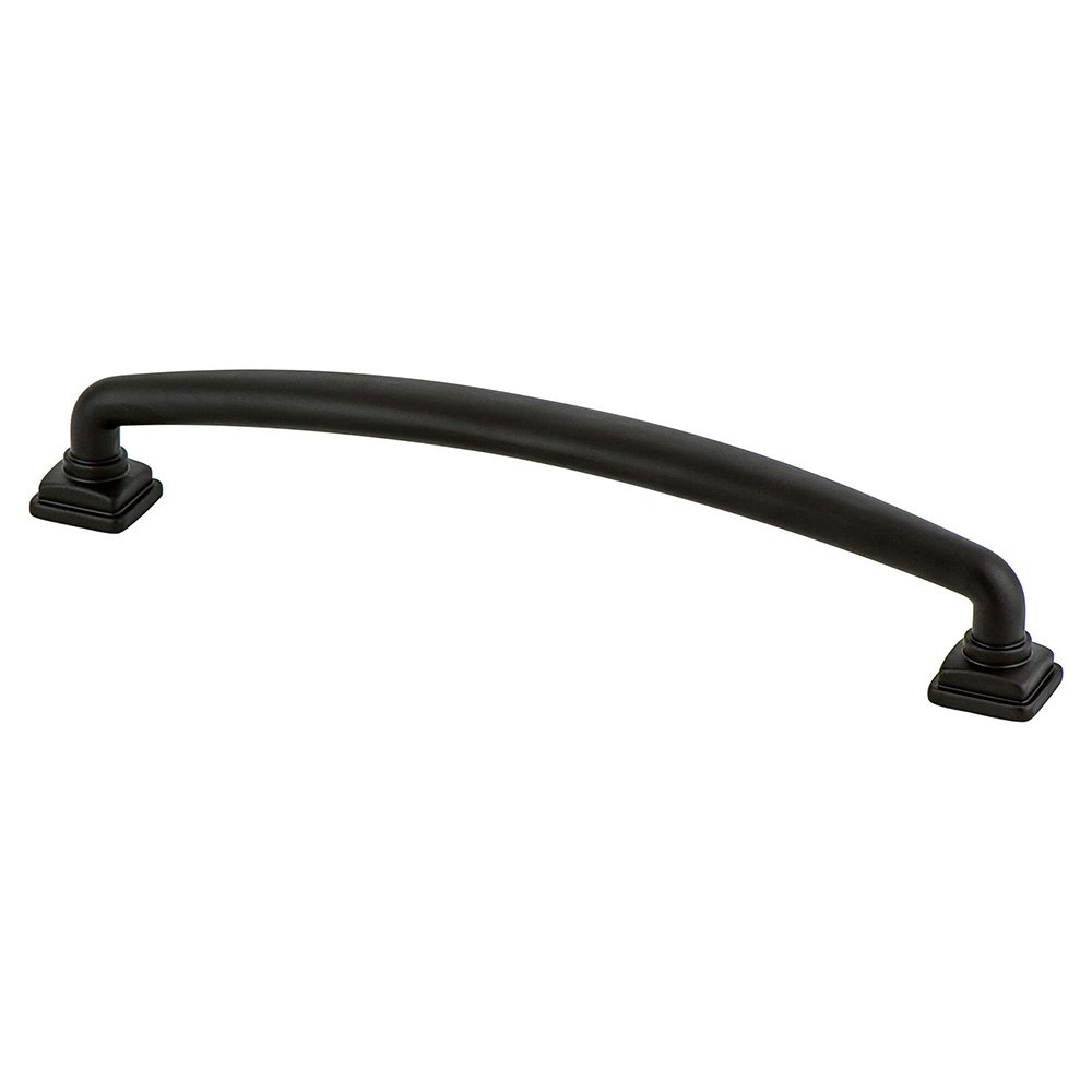 6 5/16" Centers Timeless Charm Pull in Matte Black