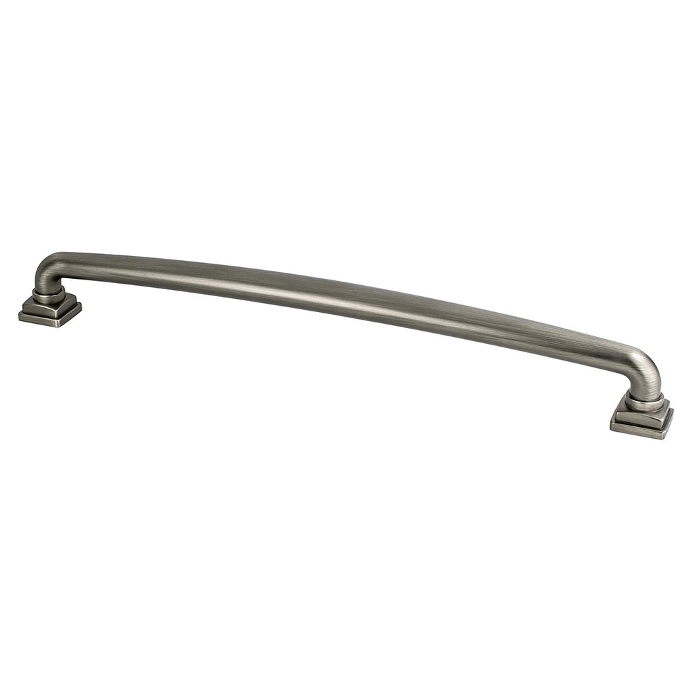 12" Centers Timeless Charm Appliance Pull in Vintage Nickel