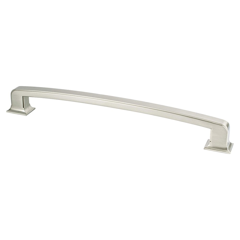 12" Centers Timeless Charm Appliance Pull in Brushed Nickel