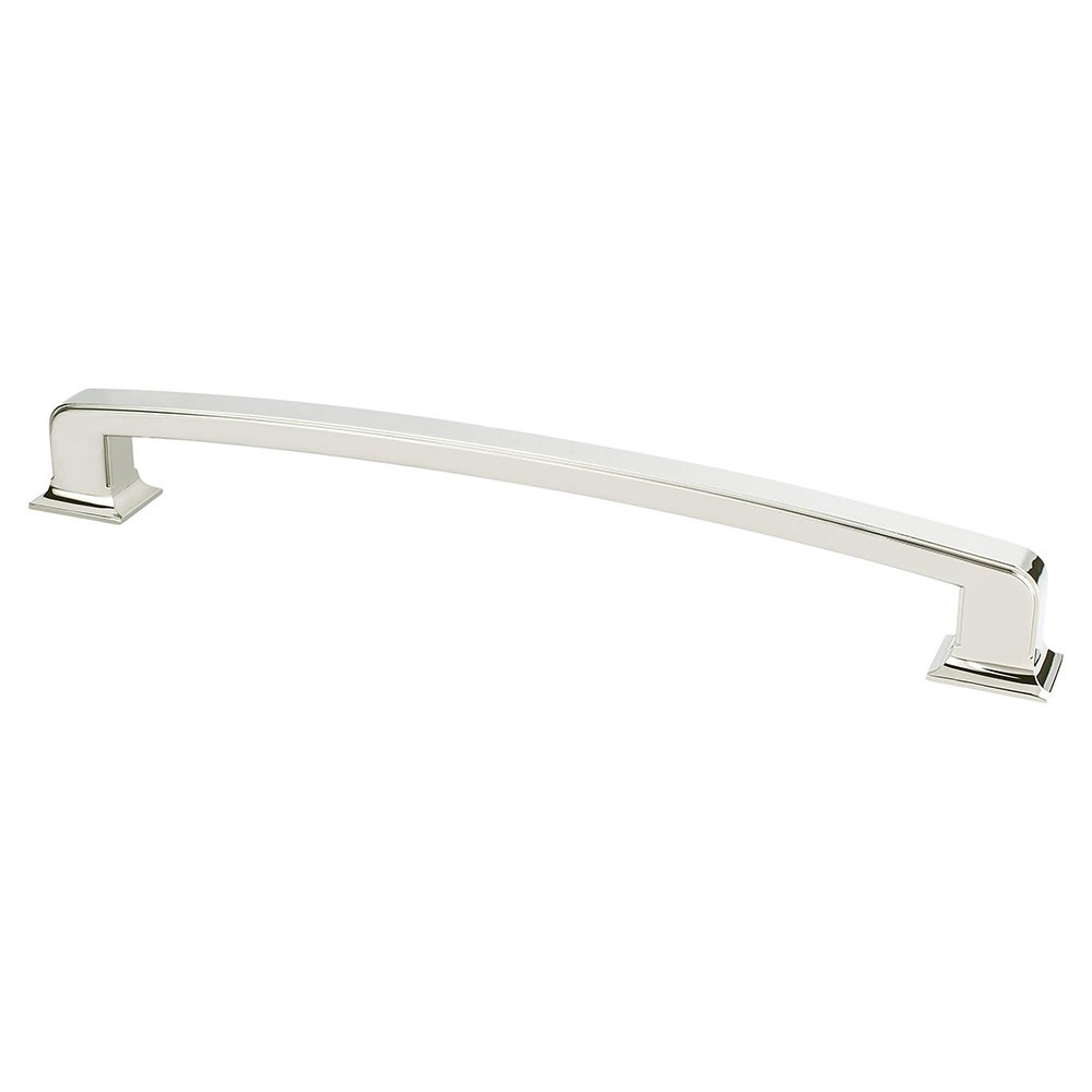 12" Centers Classic Comfort Appliance Pull in Polished Nickel