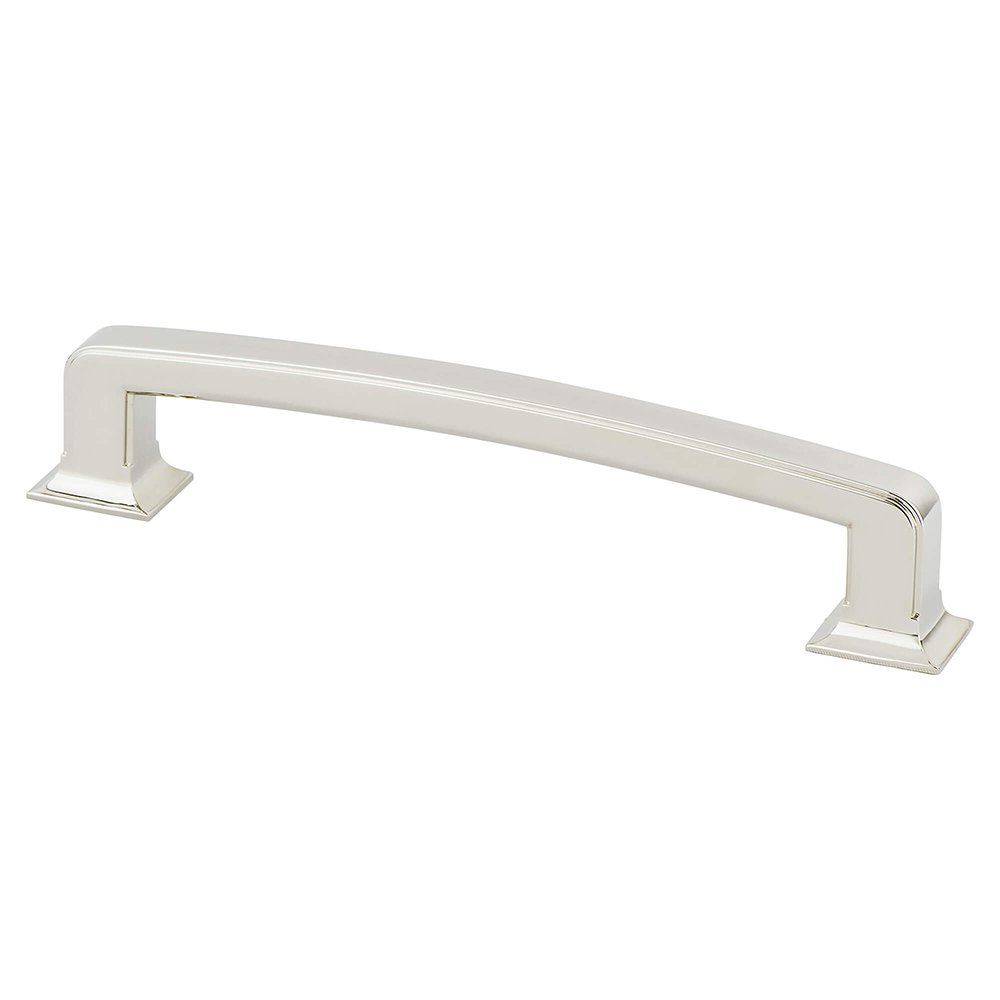 6 5/16" Centers Classic Comfort Pull in Polished Nickel