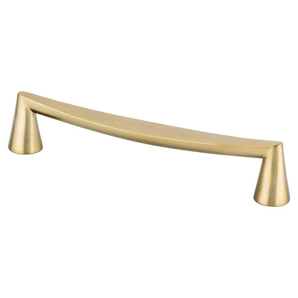 6 5/16" Centers Classic Comfort Pull in Modern Brushed Gold