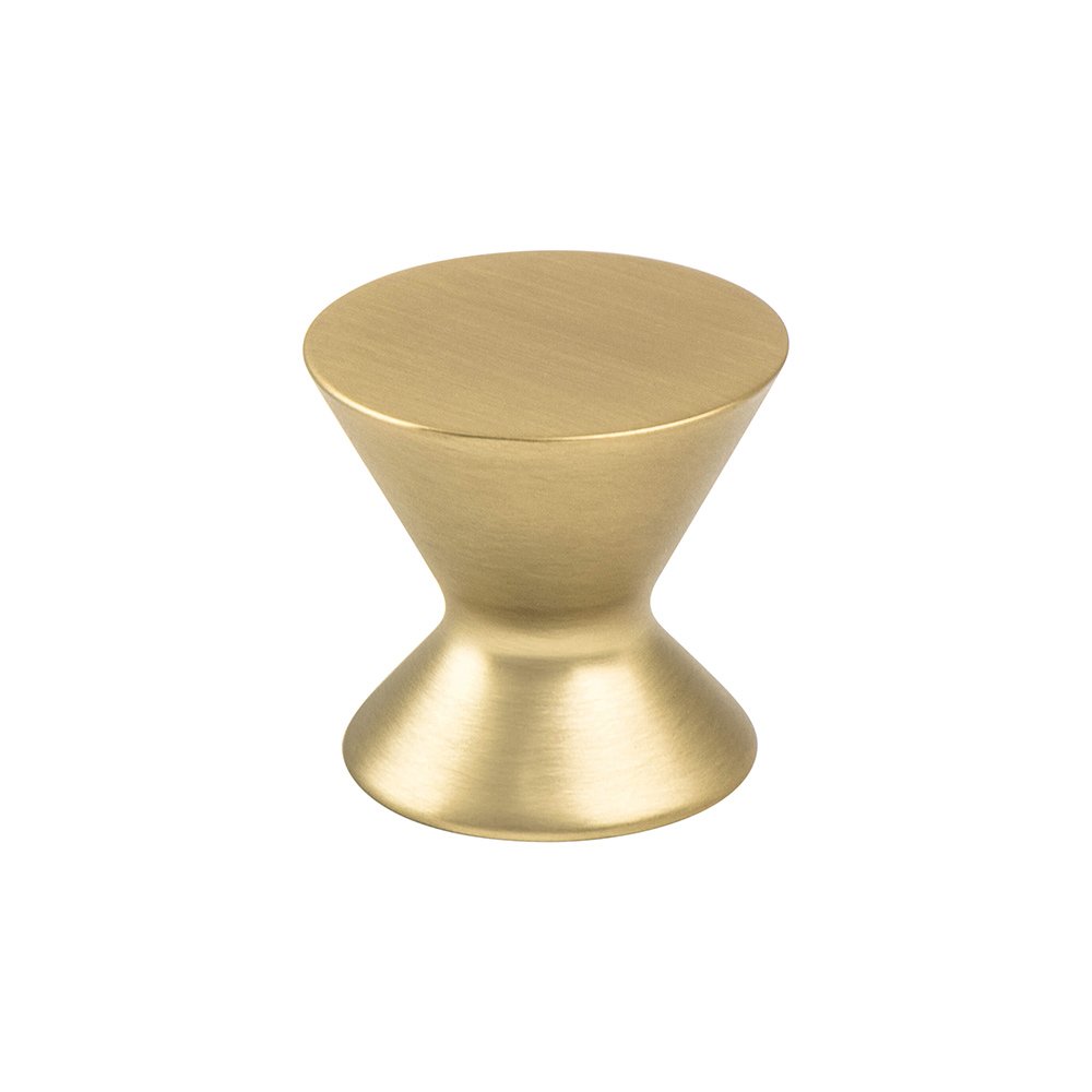 1 3/16" Diameter Classic Comfort Knob in Modern Brushed Gold