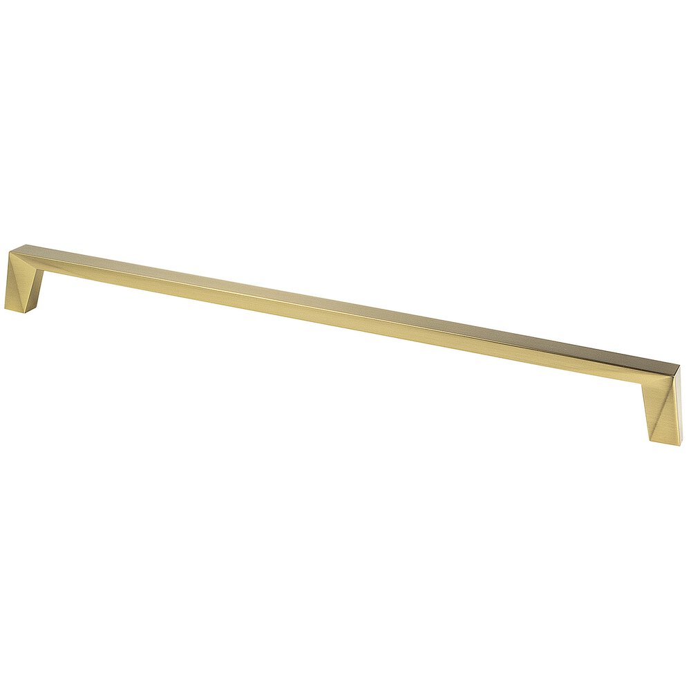 18" Centers Uptown Appeal Modern Brushed Gold Appliance Pull