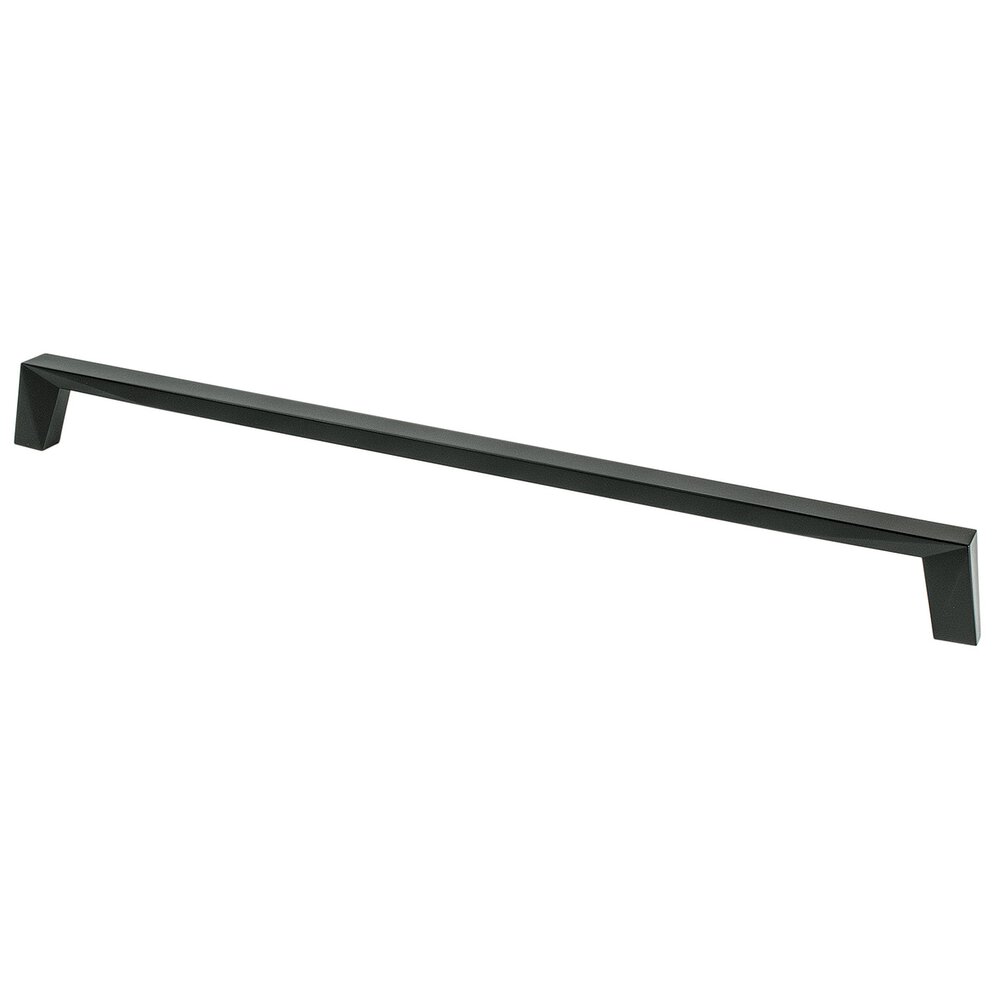 18" Centers Uptown Appeal Matte Black Appliance Pull