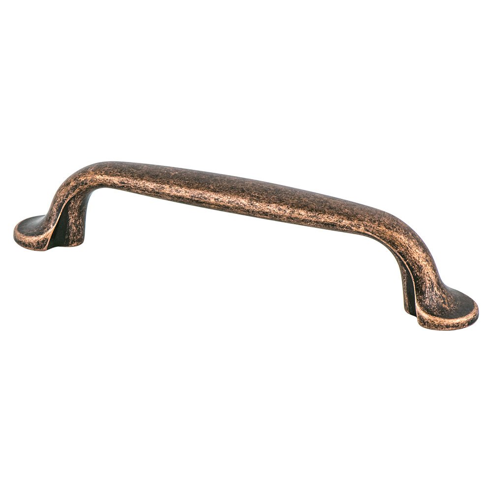 3 3/4" Centers Artisan Inspired Pull in Rustic Copper