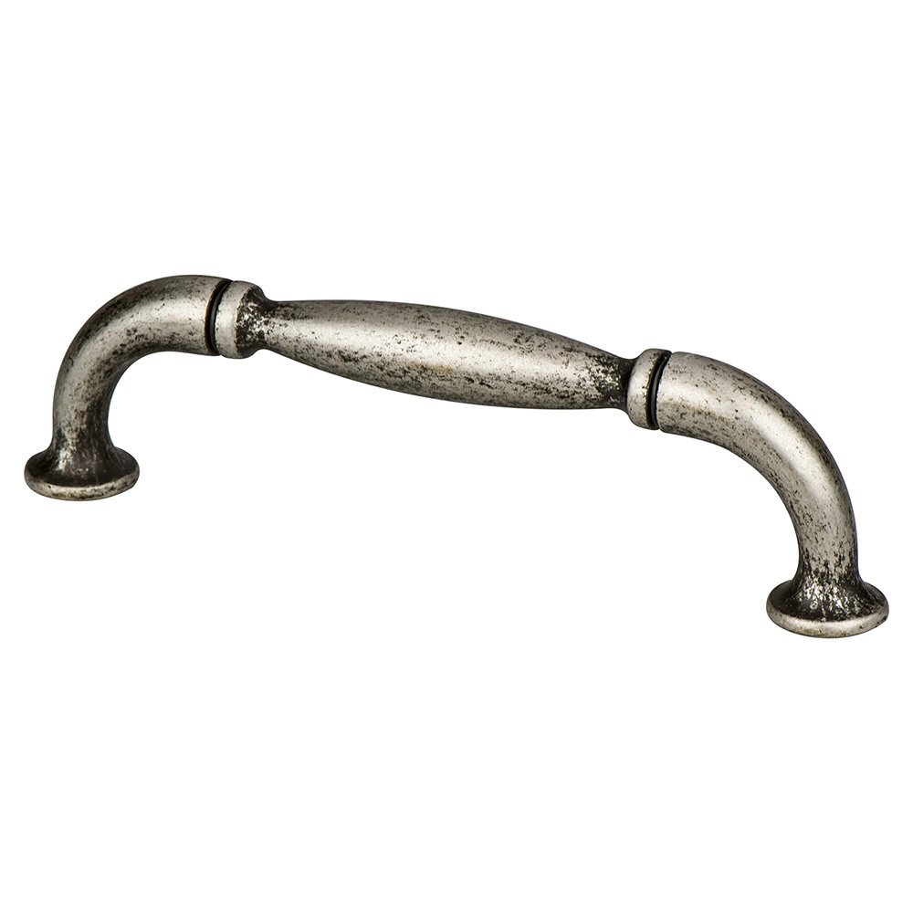 3 3/4" Centers Artisan Inspired Pull in Rustic Nickel