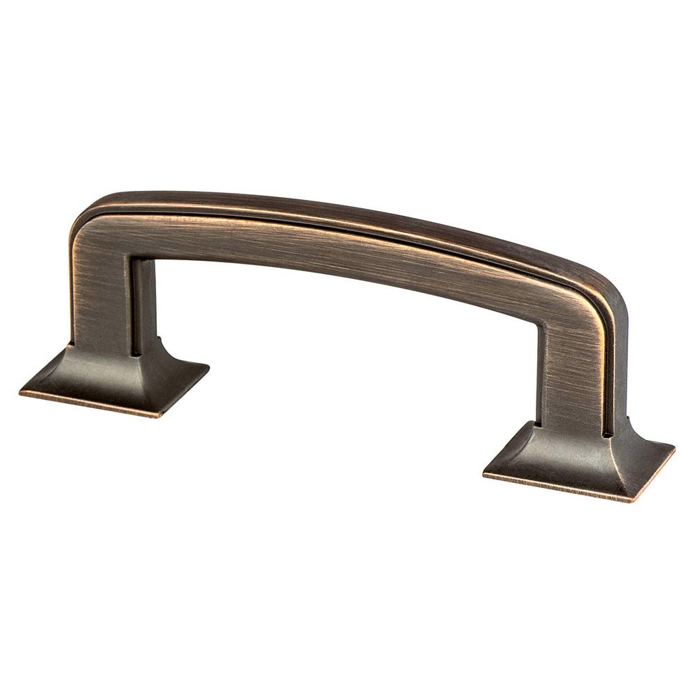 3" Centers Timeless Charm Pull in Verona Bronze