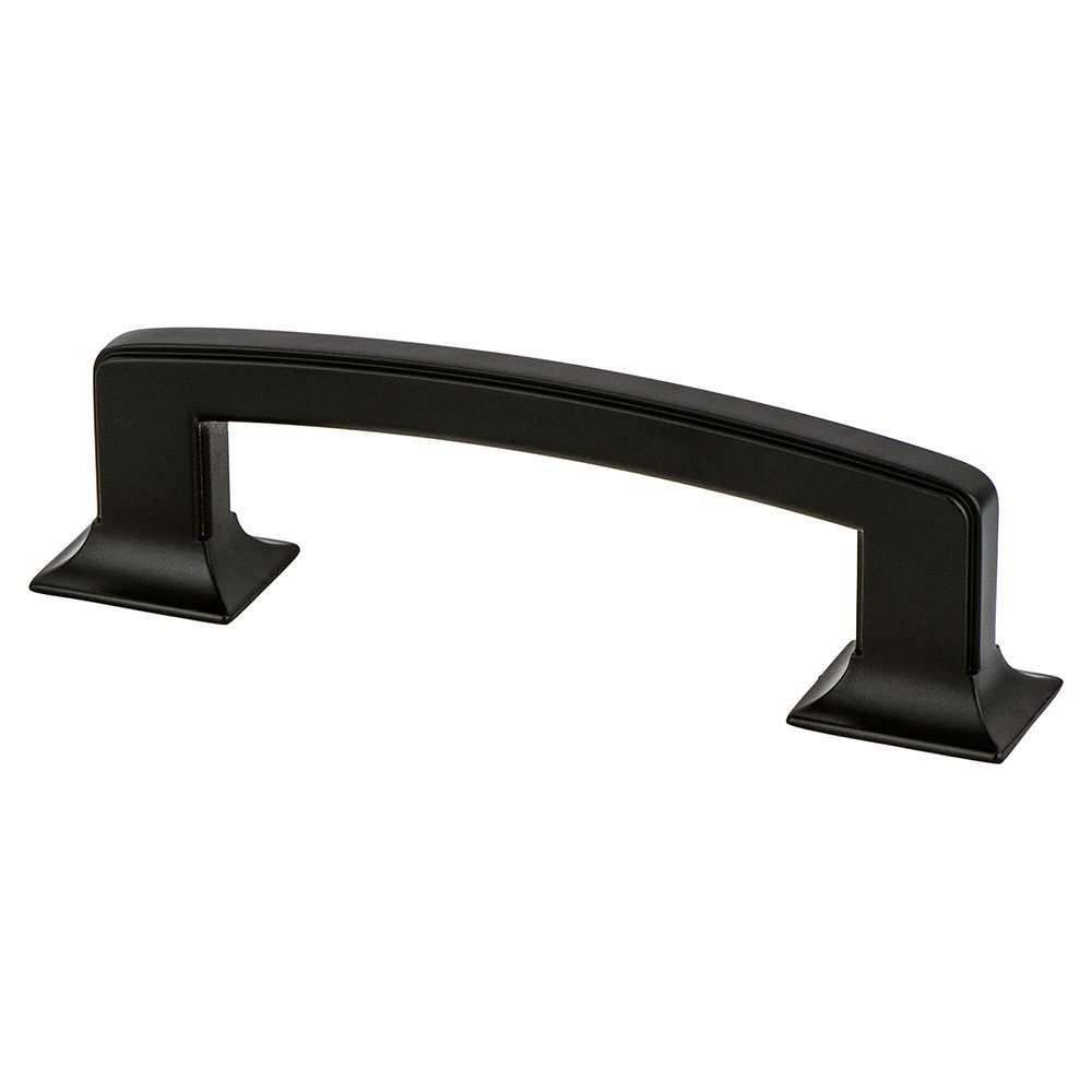 3 3/4" Centers Timeless Charm Pull in Matte Black