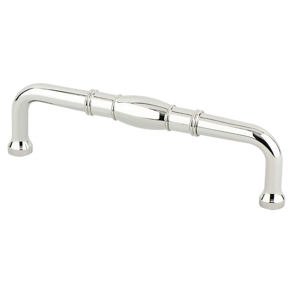 6" Centers Classic Comfort Pull in Polished Nickel