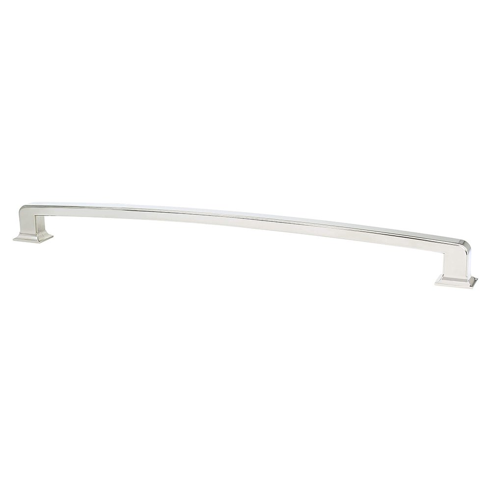18" Centers Classic Comfort Appliance Pull in Polished Nickel