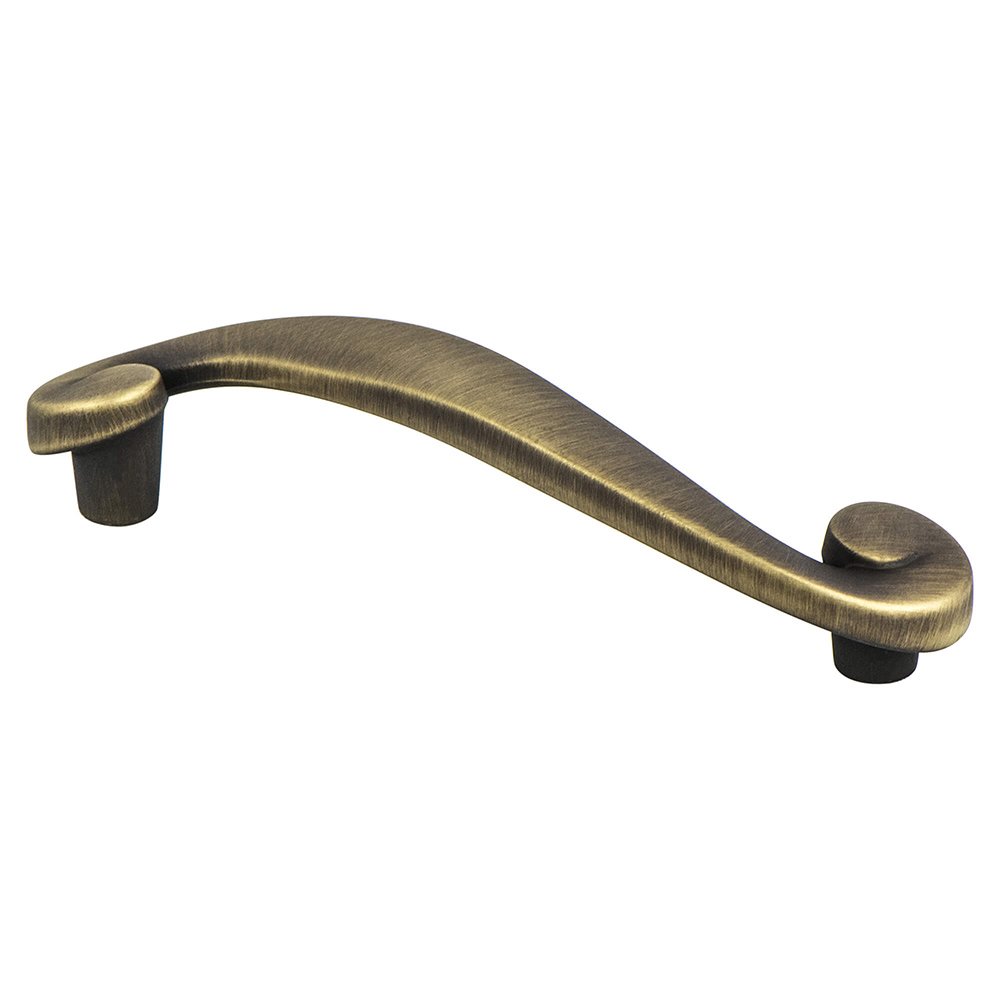 3 3/4" Centers Artisan Inspired Pull in Rustic Brushed Brass