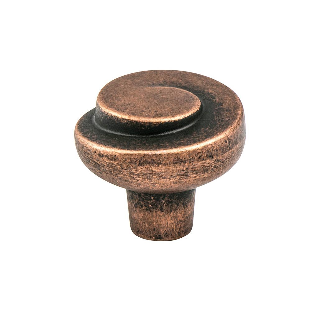 1 3/16" Diameter Artisan Inspired Knob in Rustic Copper