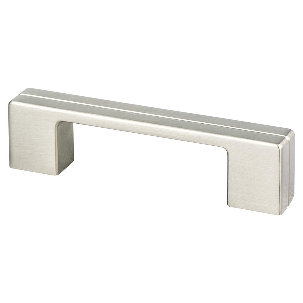3" and 3 3/4" Centers Uptown Appeal Pull in Brushed Nickel