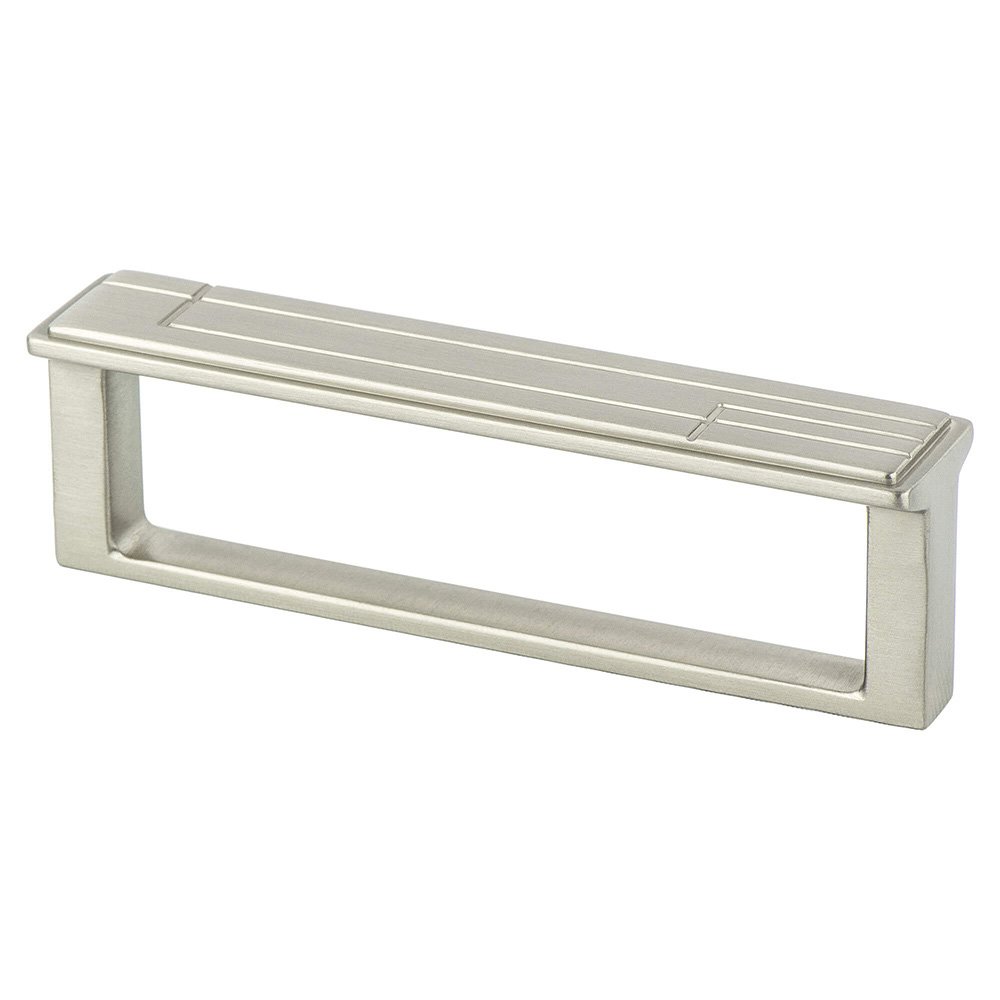 3 3/4" Centers Artisan Inspired Pull in Brushed Nickel