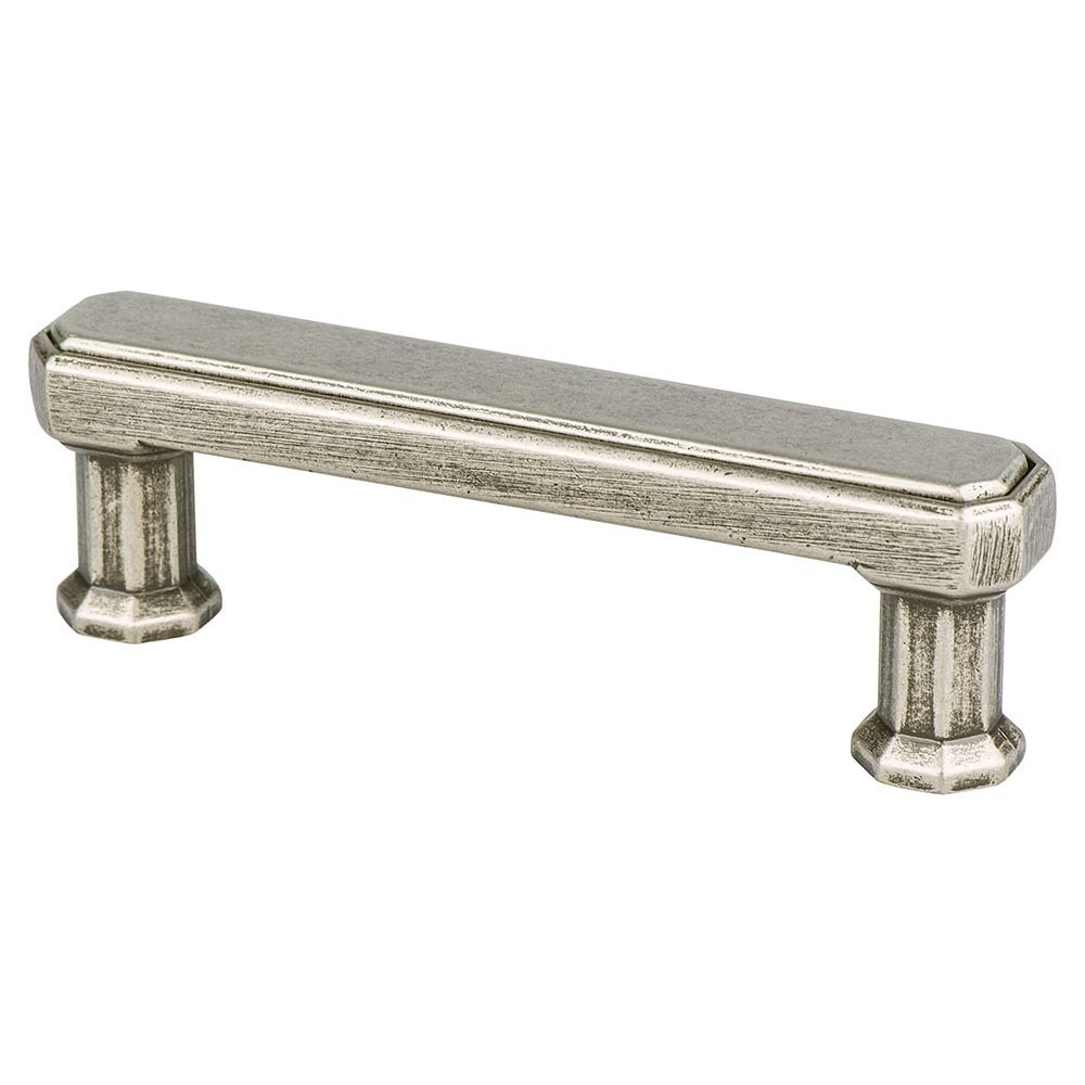 3" Centers Timeless Charm Pull in Weathered Nickel