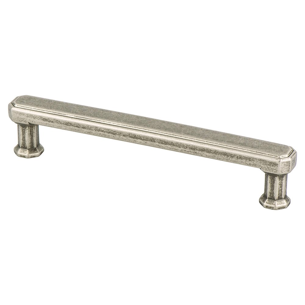 5" Centers Timeless Charm Pull in Weathered Nickel