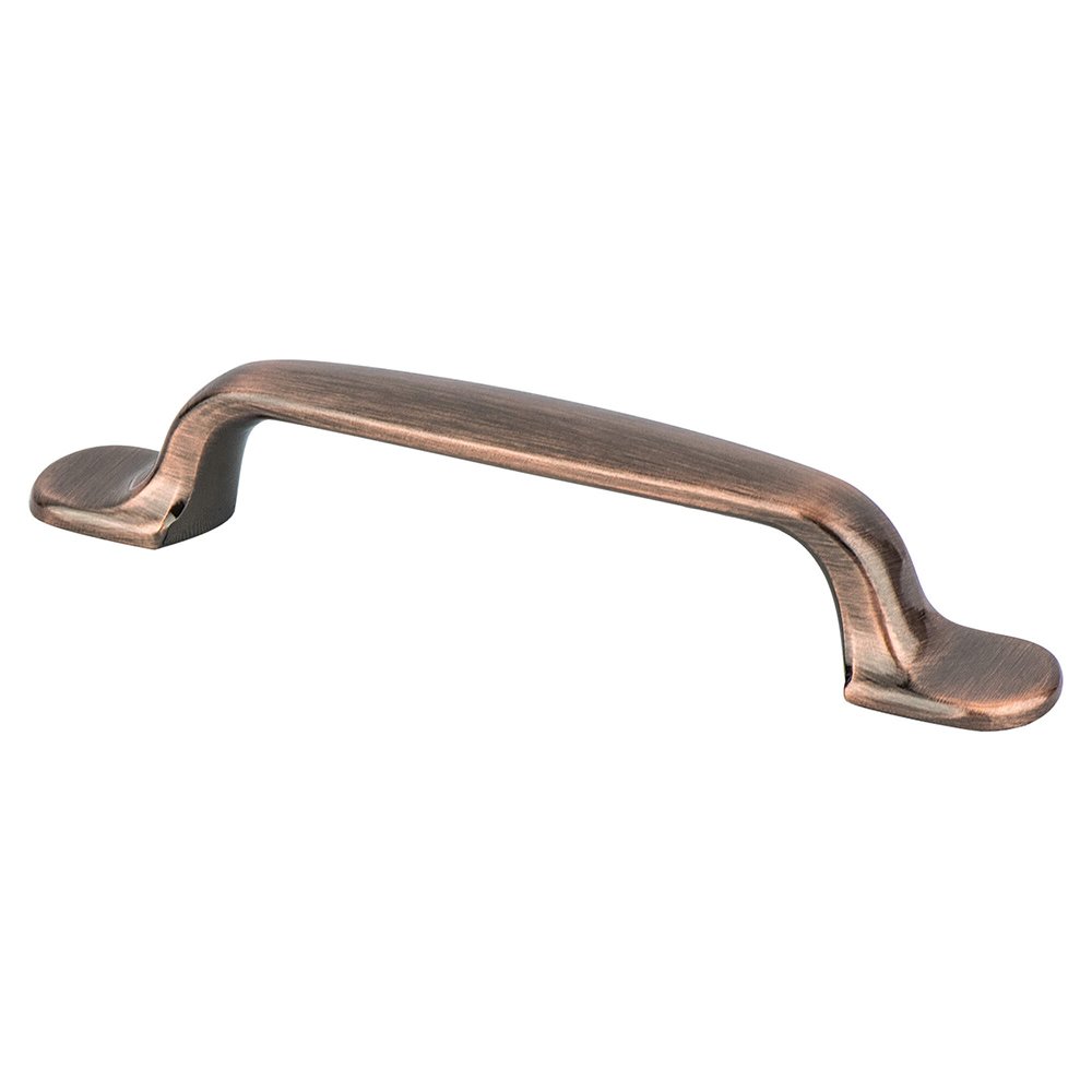 3 3/4" Centers Classic Comfort Pull in Brushed Antique Copper