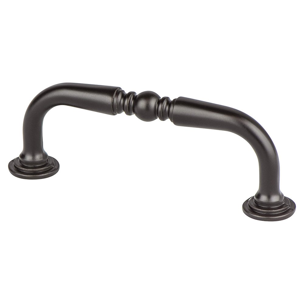 3" Centers Timeless Charm Pull in Rubbed Bronze