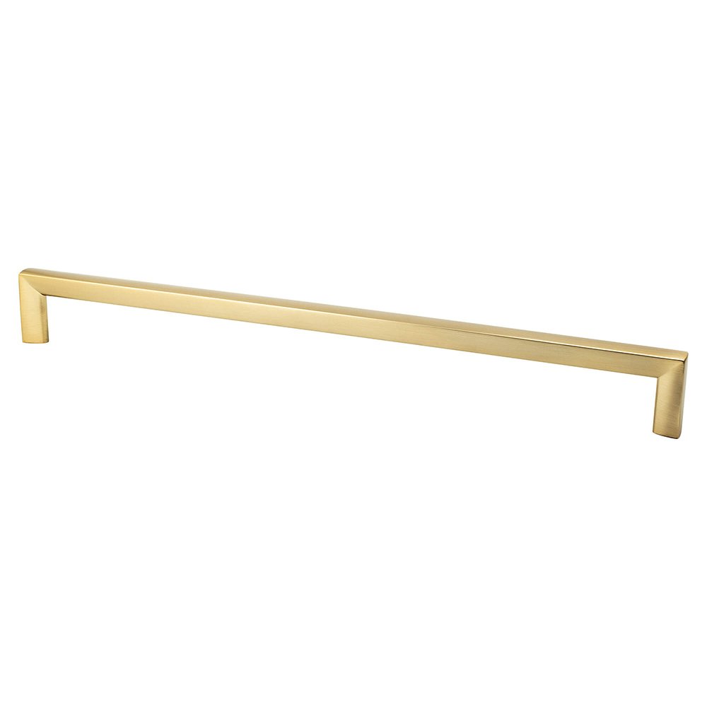 18" Centers Uptown Appeal Appliance Pull in Modern Brushed Gold