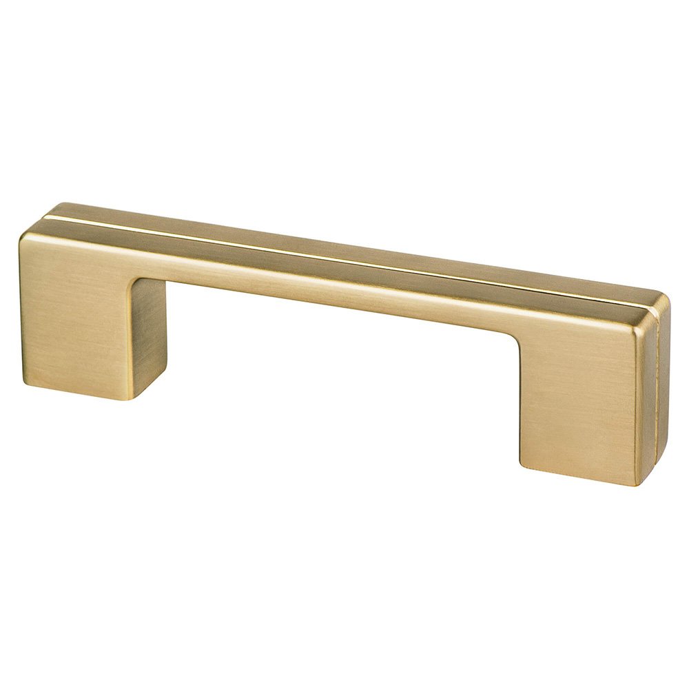 3" and 3 3/4" Centers Uptown Appeal Pull in Modern Brushed Gold