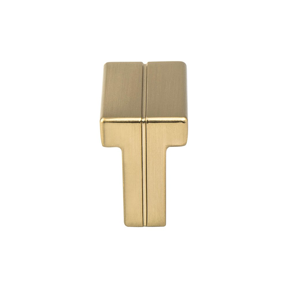1 3/8" Long Uptown Appeal Knob in Modern Brushed Gold