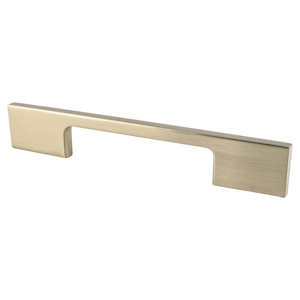 96mm Centers Rectangle Pull in Champagne